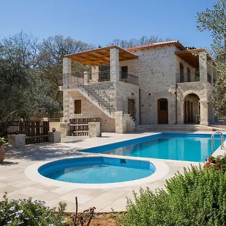Luxury Crete Melpomeni 5 Bedrooms Private Pool Private Playground Rethymno Villa *
