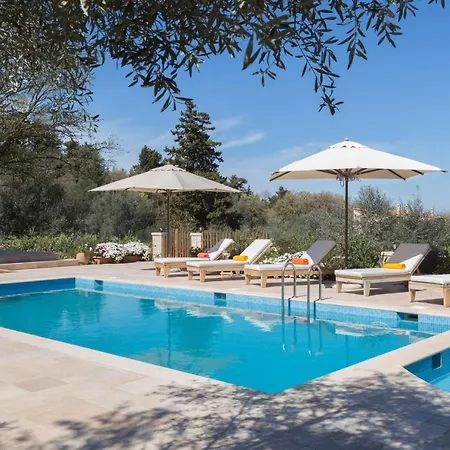 Villa Luxury Crete Melpomeni 5 Bedrooms Private Pool Private Playground Rethymno *