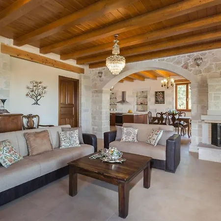 Luxury Crete Melpomeni 5 Bedrooms Private Pool Private Playground Rethymno Villa *